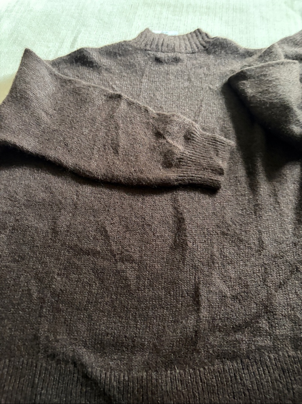American Eagle Outfitters Heather Charcoal Mock Neck Sweater